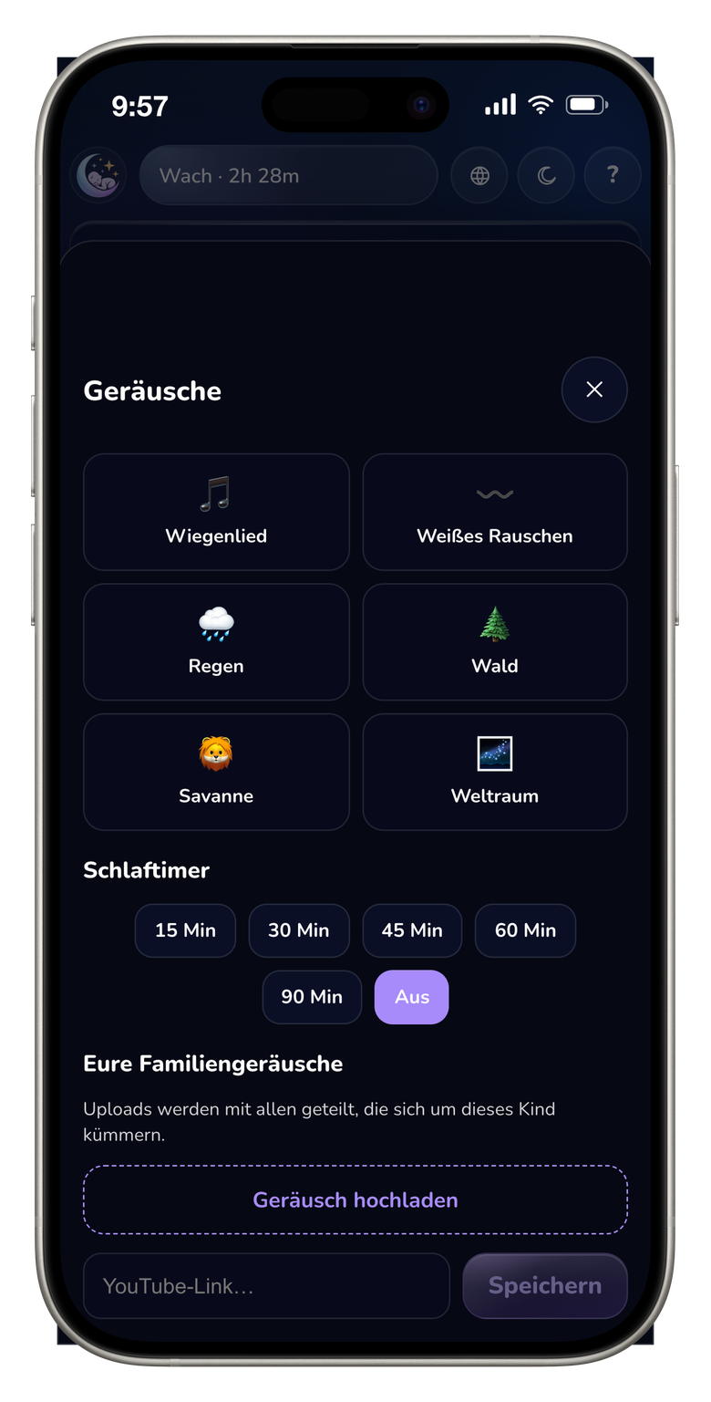Klänge, die beim Einschlafen helfen