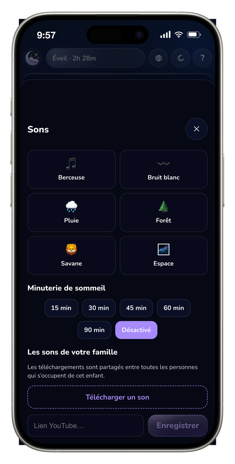 Des sons qui bercent jusqu’au sommeil